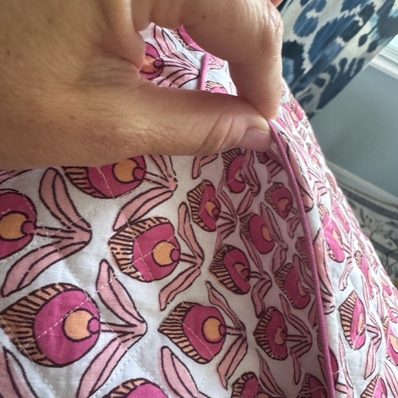 Victoria Dunn Pink Patterned Jacket with Bow - Picture 3 of 3